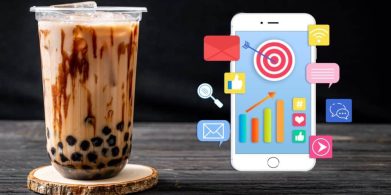 social media for bubble tea shops